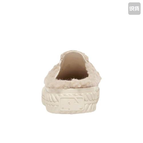 MLB 3AMUUD216-50SAS休闲 半拖 低帮 板鞋 男女同款 米色河南LL仓 - 图3