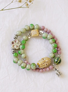 景德镇女陶瓷民族风手作