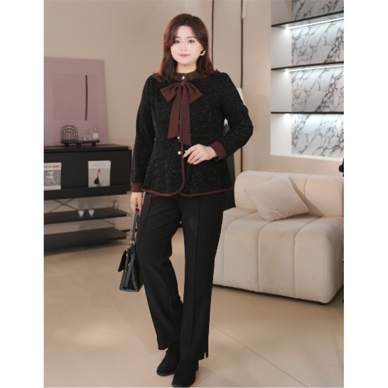 PWD33414【现货仅裤子】秋冬百搭中缝线显瘦大码女装【裤长98】,淘宝优惠券,粉丝福利购,淘宝优惠卷