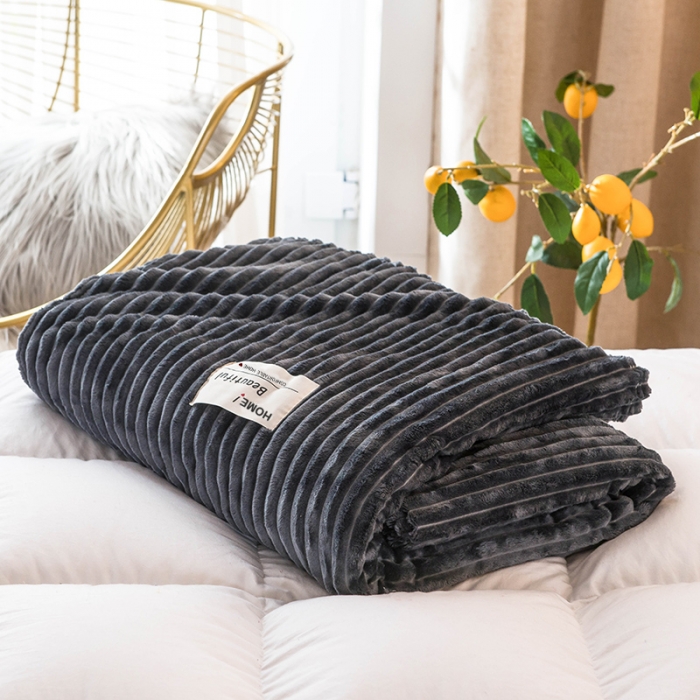 student bed cover warm blanket couch sofa throws winter毛毯 - 图3
