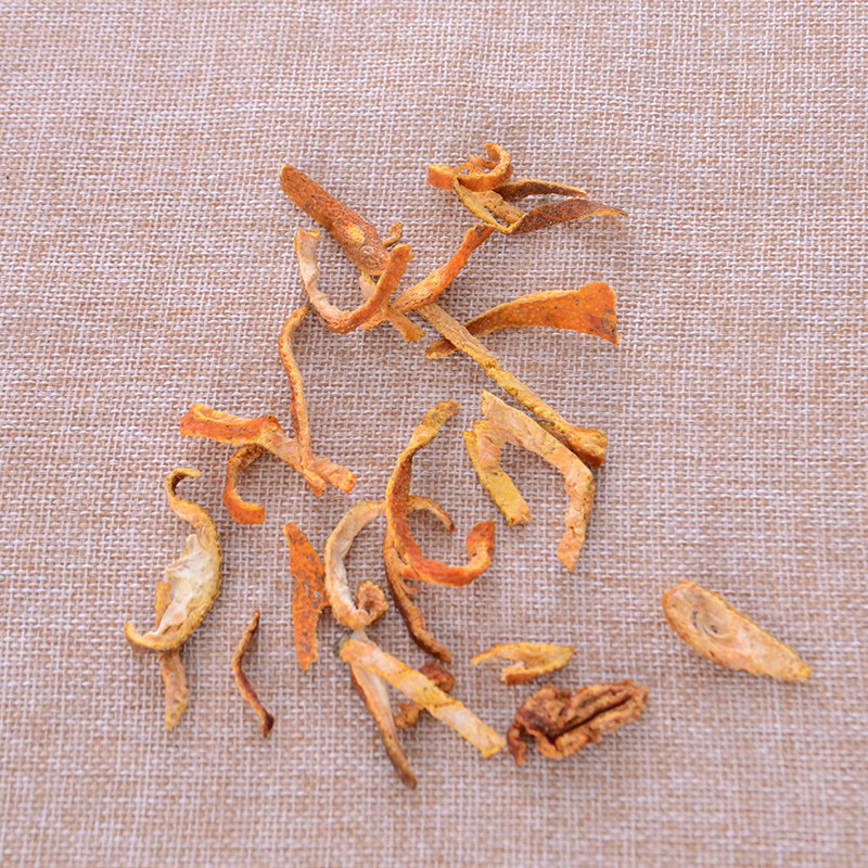 桔皮50g陈皮丝陈皮干桔子皮橙皮配酸梅汤原料泡茶花茶_虎窝淘