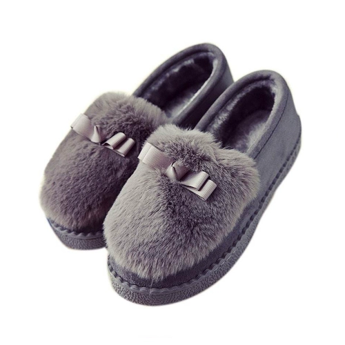 Doudou Shoes Женские новые зимние булочки теплые густые подошва для волос.