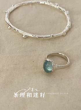 手工饰品ChaliMizi纯银原创戒指