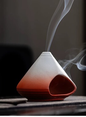 陶瓷小壁炉圣木雪松鼠尾草熏香炉