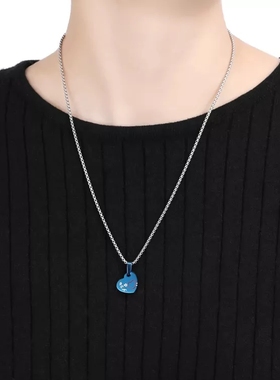 男女款礼物刻字爱心情侣挂链