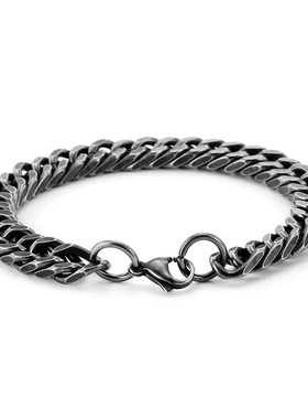 GENANX闪电潮牌古巴链男个性