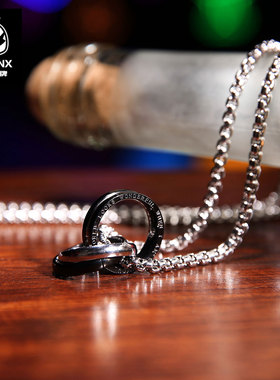 genanx闪电潮牌潮男街头嘻哈挂链