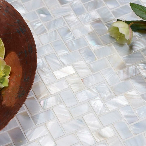 Человеческие персонажи длинная полоса супер белая натуральная оболочка мозаика фоновая стена кухонная комната туалетная рыба кость в форме плитки наклейки на стены