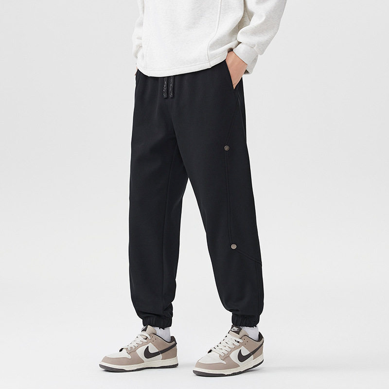 2025春秋宽松束脚卫裤男新款重磅休闲大码运动长裤,淘宝优惠券,粉丝福利购,淘宝优惠卷