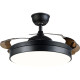 Nordic restaurant ceiling fan light full spectrum eye protection fan light
