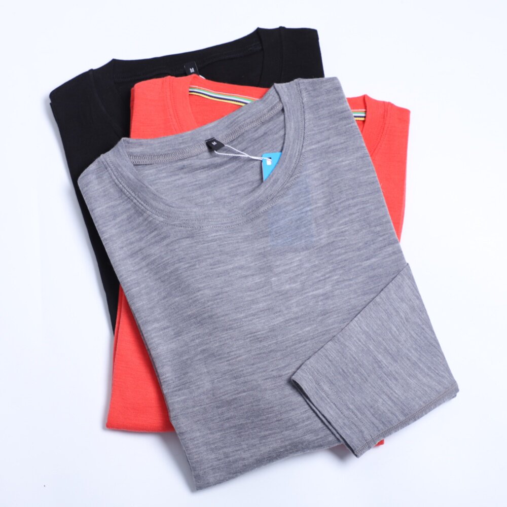 天丝美利奴羊毛打底衫女户外速干衣徒步运动内衣宽松长袖上衣L20,淘宝优惠券,粉丝福利购,淘宝优惠卷