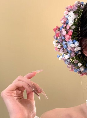 仙气新中式碎花满天星仿真发簪