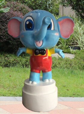 商场幼儿园景区美陈卡通动物塑厂