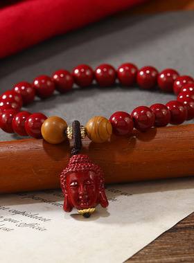 新款中式天然石手链创意轻奢手串简约百搭男女通用首饰