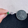 New product in September Hongyu Jadeite 18k gold inlaid ice waxy white ice sun green double cabochon exquisite ring A940909