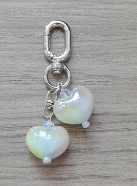 新款DIY手工配件油画星星带羊角钉提溜包挂钥匙扣挂件
