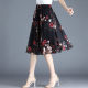 Middle-aged chiffon floral skirt new in summer