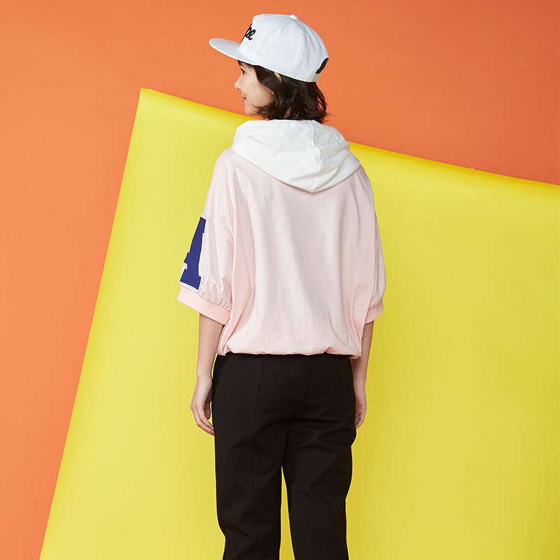 艾格春秋季女装时尚百搭宽松卫衣 艾格银座卫衣/绒衫