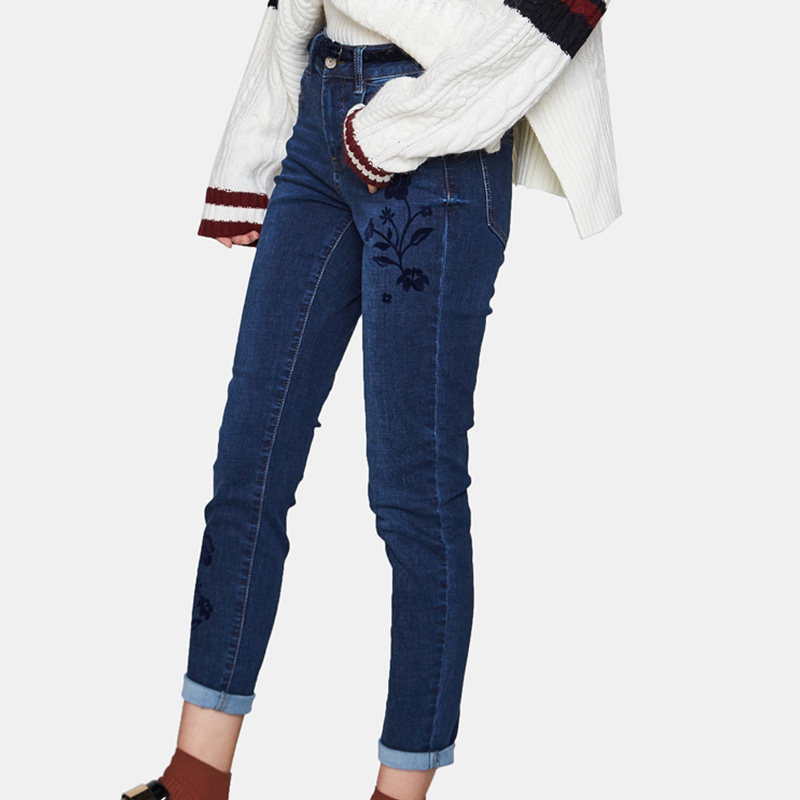 艾格2021 e203 艾格银座牛仔裤