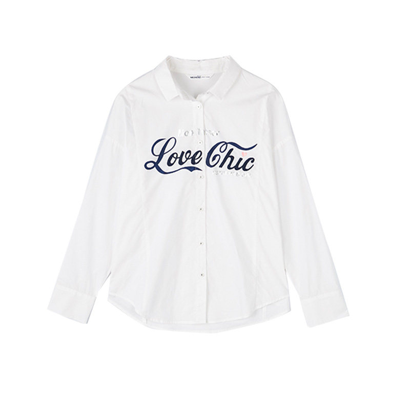 艾格官方旗舰店春秋季女装新品衬衫 艾格银座衬衫