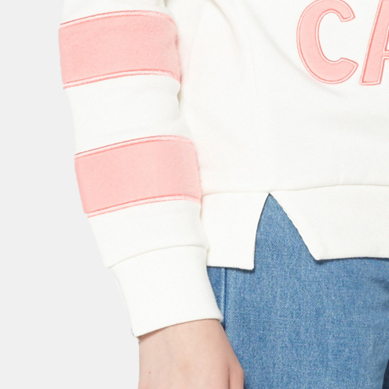 【断码m】艾格冬季女装印花针织衫 艾格银座毛针织衫