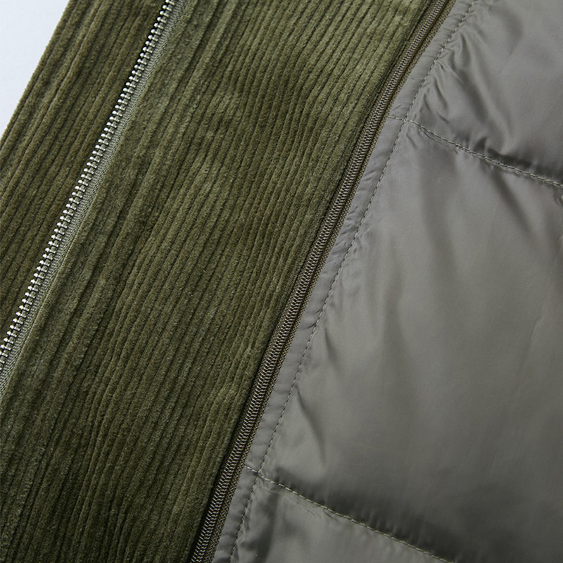 艾格冬季女装时尚纯色中长款棉服 艾格银座棉衣/棉服