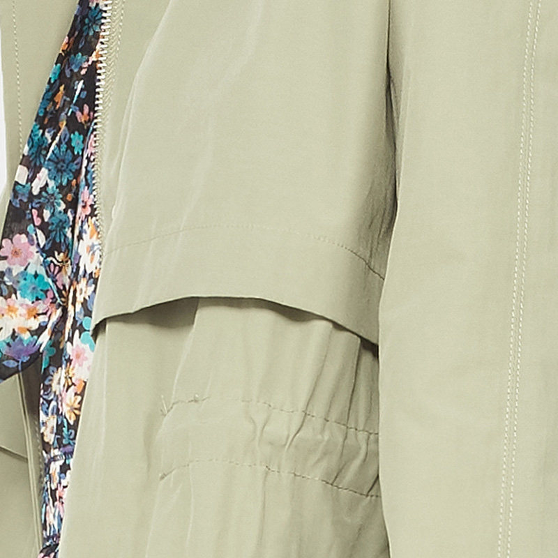 艾格官方旗舰店秋季新品休闲风衣 艾格银座风衣