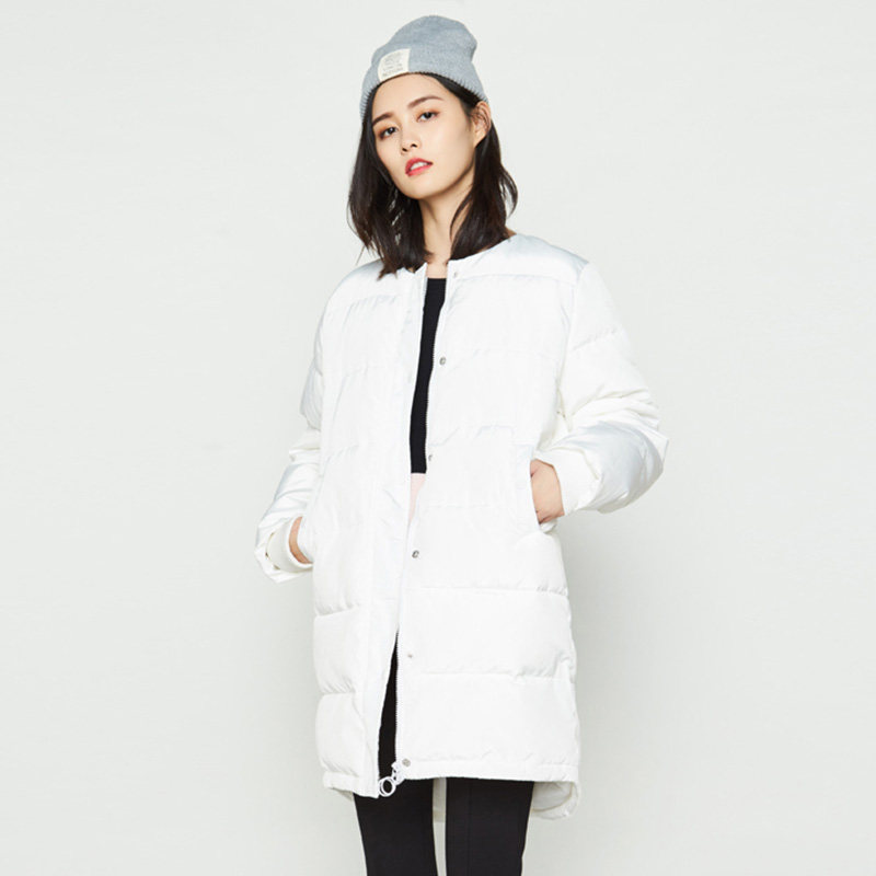 艾格冬季女装反季百搭个性羽绒服 艾格银座羽绒服