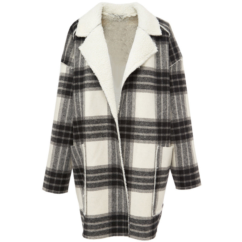 【断码l】艾格春季女装时尚百搭大衣 艾格银座毛呢外套