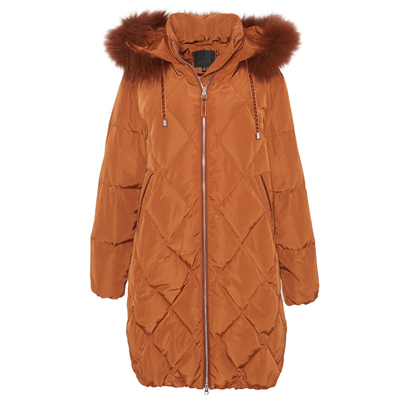 【断码l】艾格冬季女装加厚羽绒服 艾格银座羽绒服