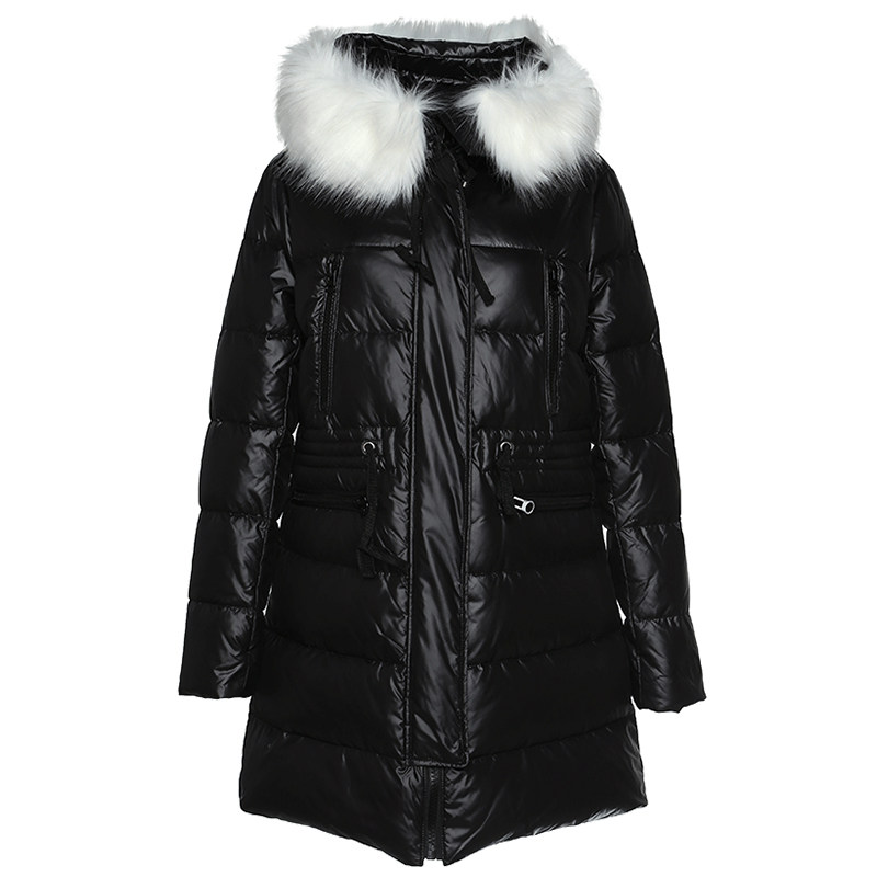 【断码s】艾格冬季女装长袖白鸭绒 艾格银座羽绒服