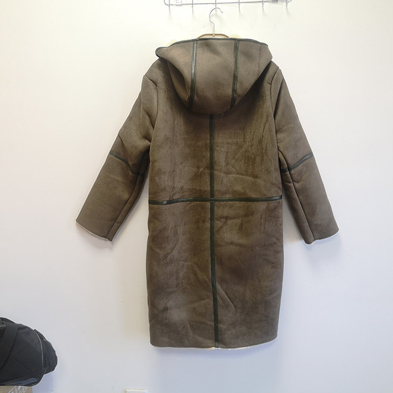 艾格秋冬外套宽松连帽毛呢潮流舒适 艾格银座毛呢外套