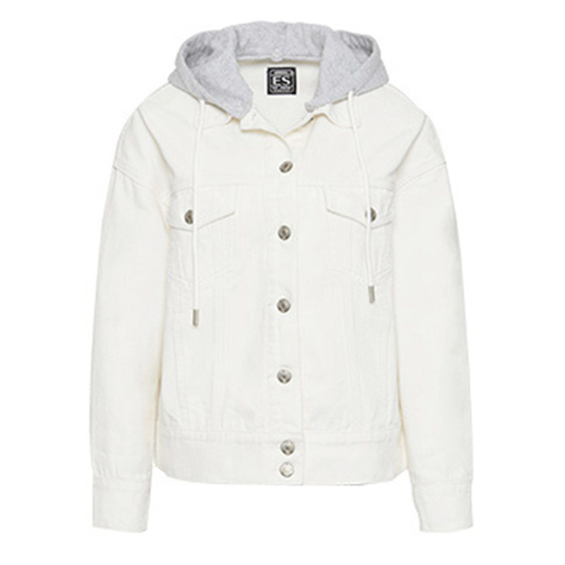 艾格官方旗舰店2020春季女装棉外套 艾格银座短外套