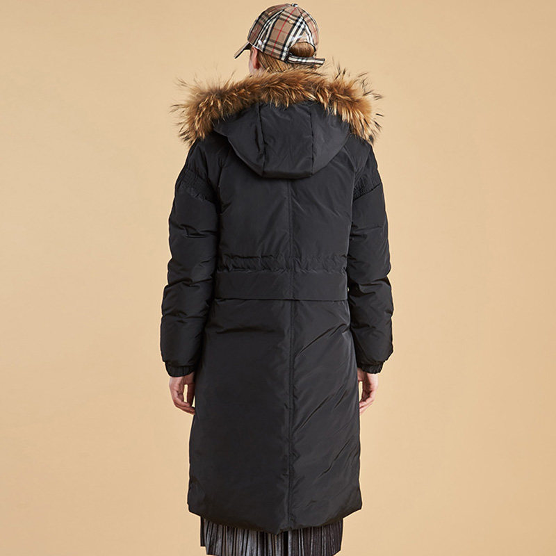 【断码l】艾格冬季女装纯色白鸭绒 艾格银座羽绒服