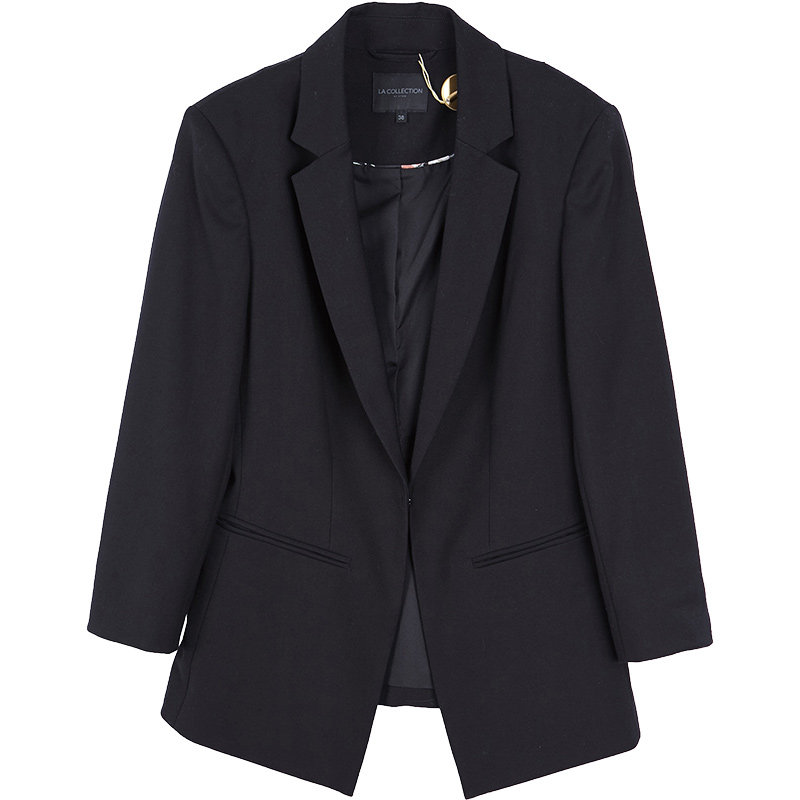 【断码xs】艾格2020新款时尚百搭纯色 艾格银座短外套