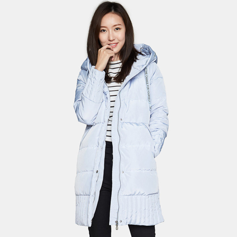 艾格冬季女装时尚百搭个性羽绒服 艾格银座羽绒服