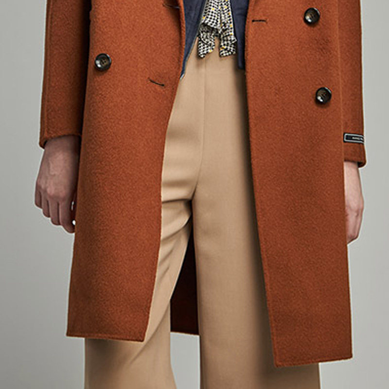 艾格正品秋冬气质优雅流行中长款 艾格银座风衣