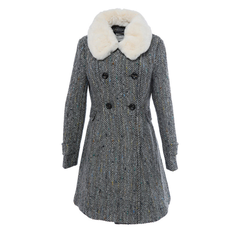  艾格银座毛呢外套