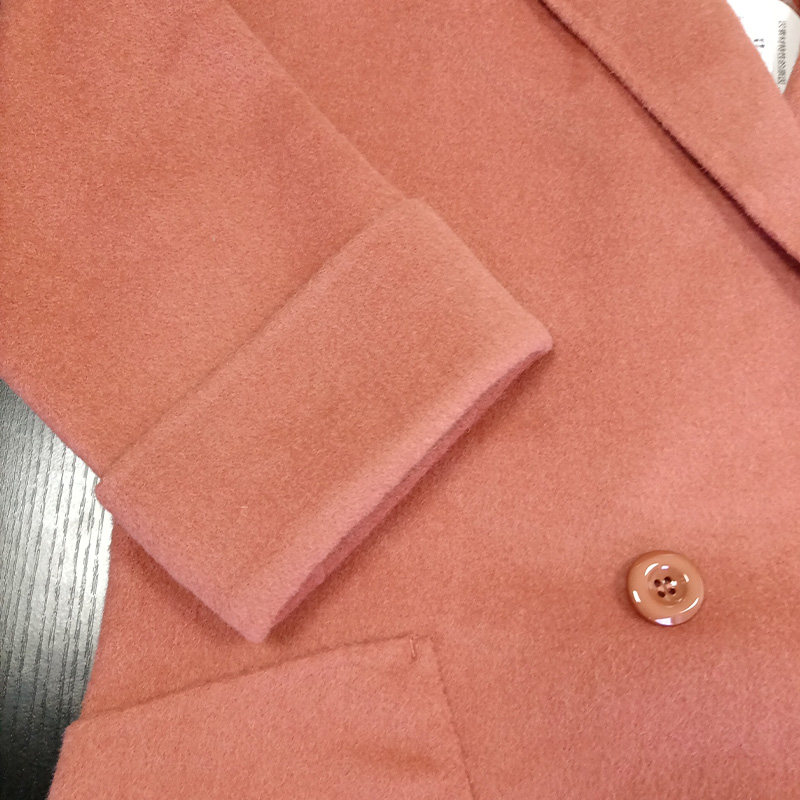 艾格秋冬新款外套宽松毛呢中长款 艾格银座毛呢外套