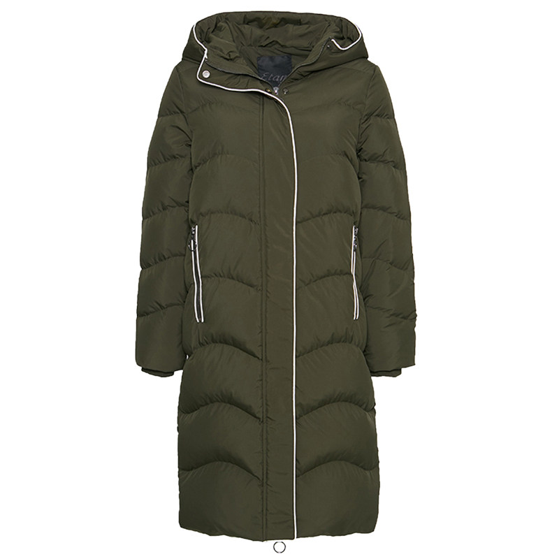 艾格冬季女装时尚百搭个性羽绒服 艾格银座棉衣/棉服