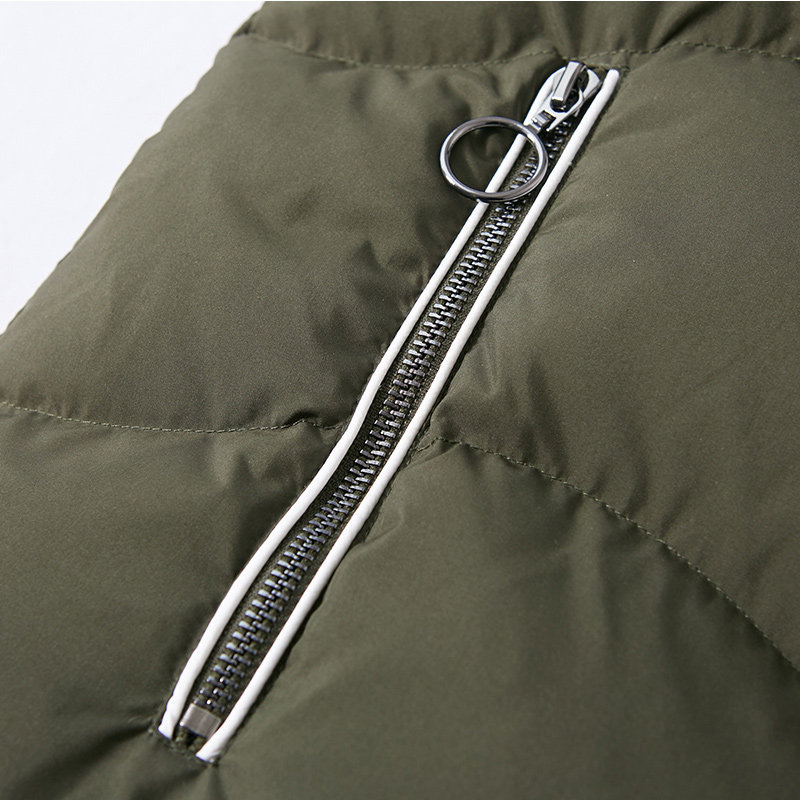 艾格冬季女装时尚百搭个性羽绒服 艾格银座棉衣/棉服