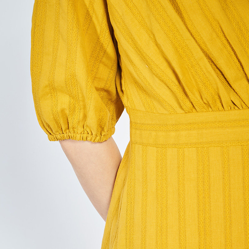 【断码s】艾格2020夏季新品连衣裙 艾格银座连衣裙