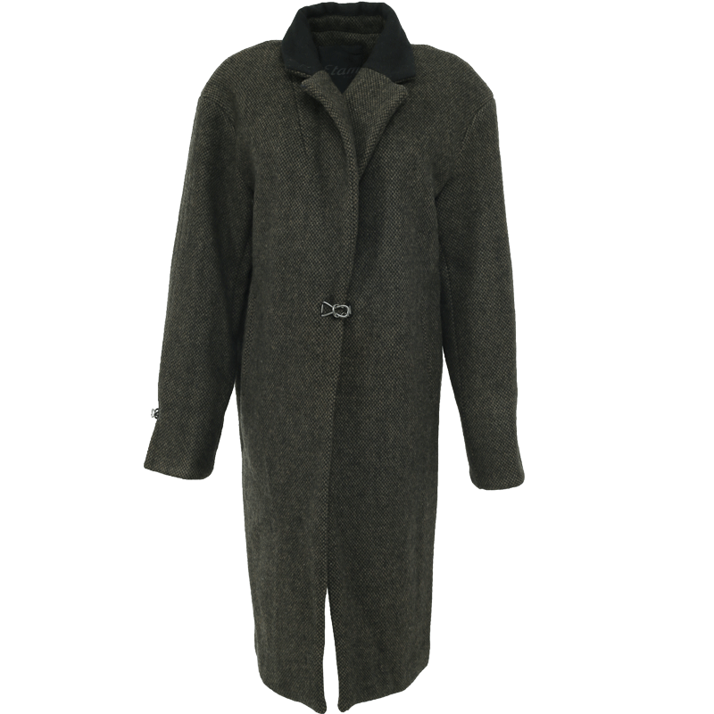 艾格冬季女装休闲羊毛个性毛呢大衣 艾格银座毛呢外套