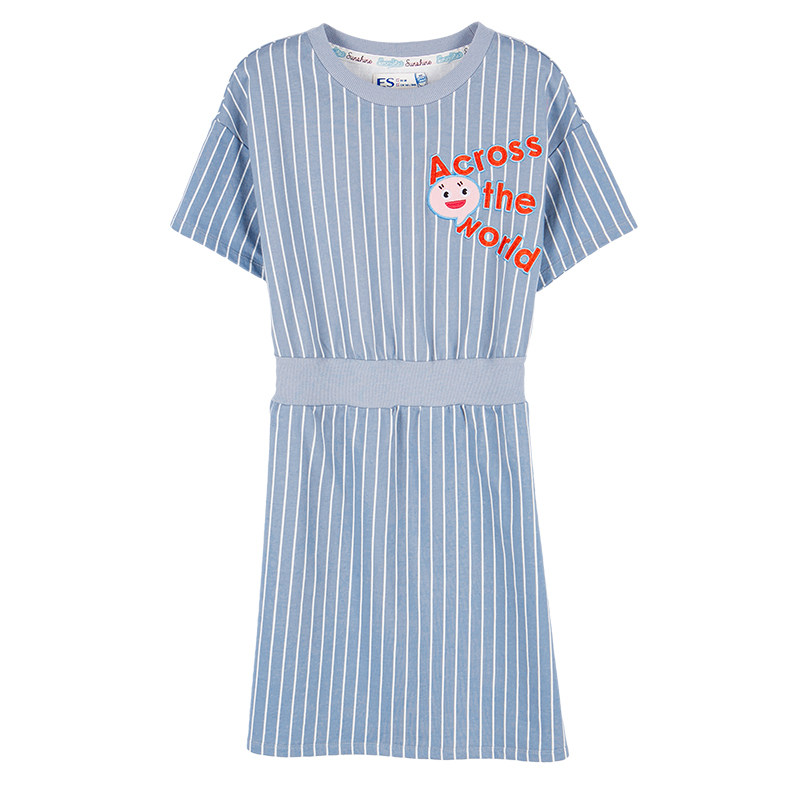 艾格夏季女装时尚休闲百搭字连衣裙 艾格银座连衣裙