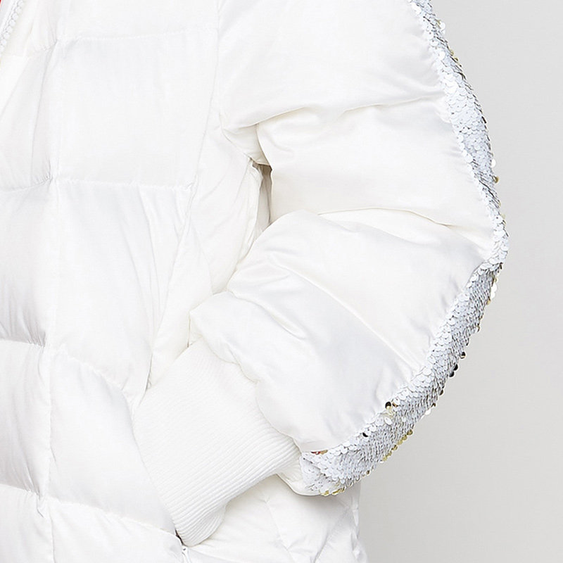 【断码l】艾格冬季女装中长款羽绒服 艾格银座羽绒服