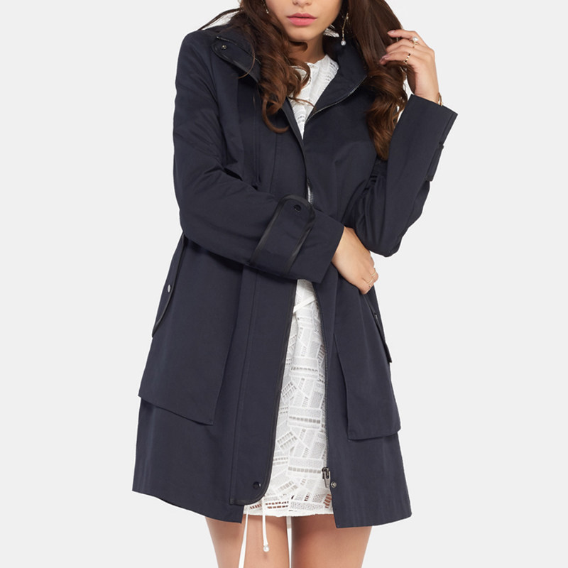 【断码xs】艾格秋季新品女装时尚风衣 艾格银座风衣