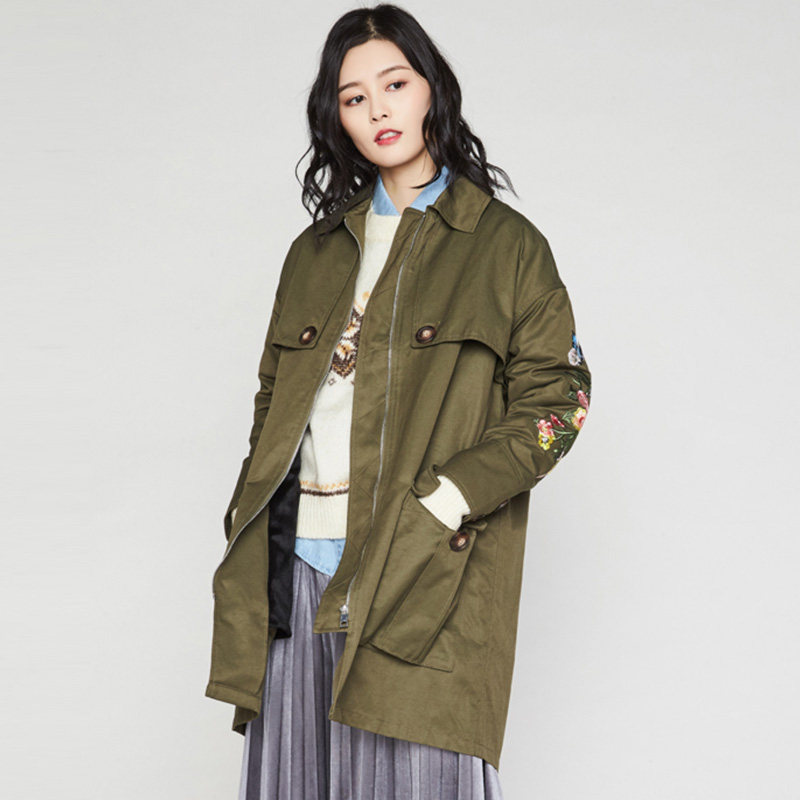 艾格秋冬季女装时尚官方旗舰店大衣 艾格银座毛呢外套