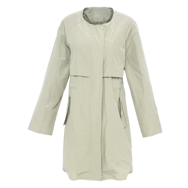 艾格官方旗舰店秋季新品休闲风衣 艾格银座风衣