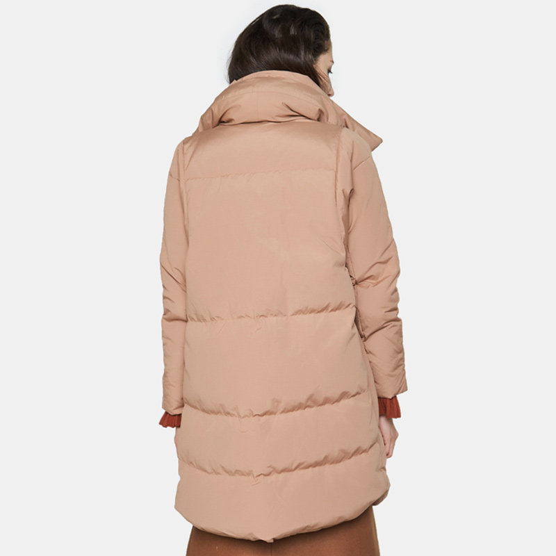 艾格冬季女装时尚百搭宽松羽绒服 艾格银座羽绒服