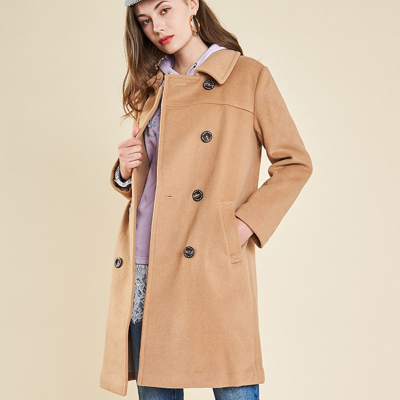  艾格银座毛呢外套